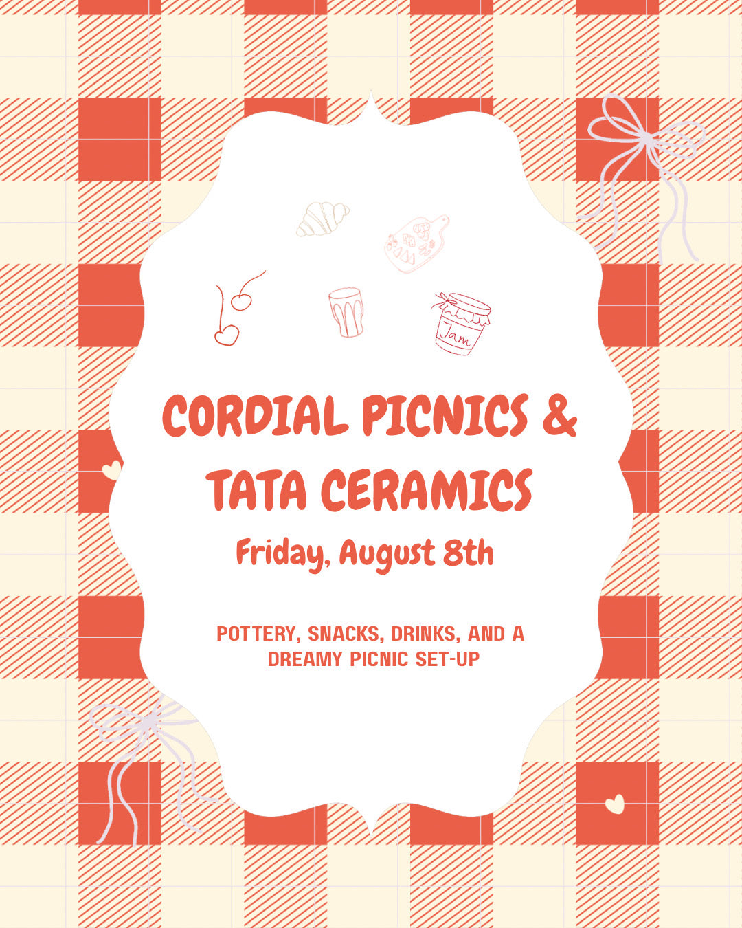 Cordial Picnics x TATA Ceramics