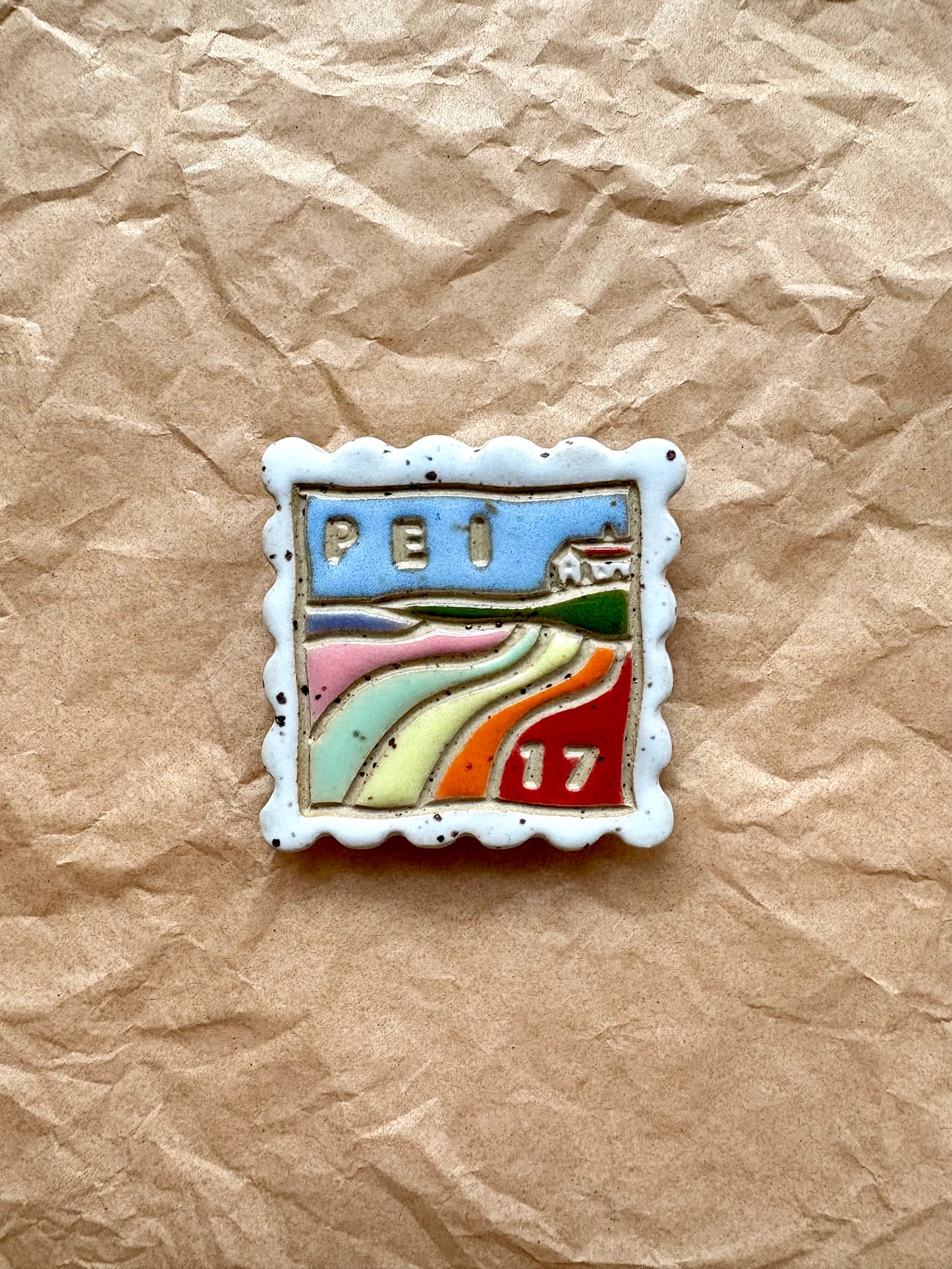 PEI Memory Postage Stamp Magnet