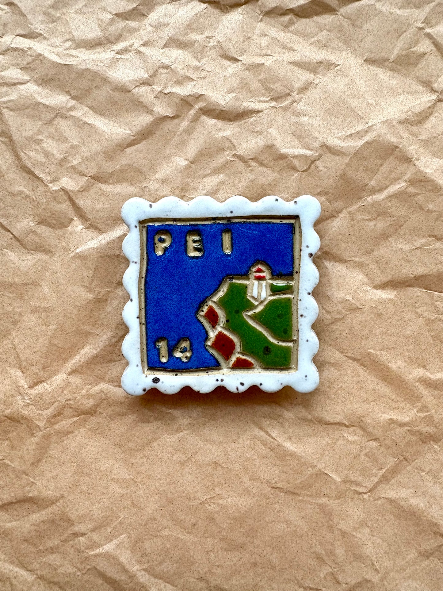 PEI Memory Postage Stamp Magnet