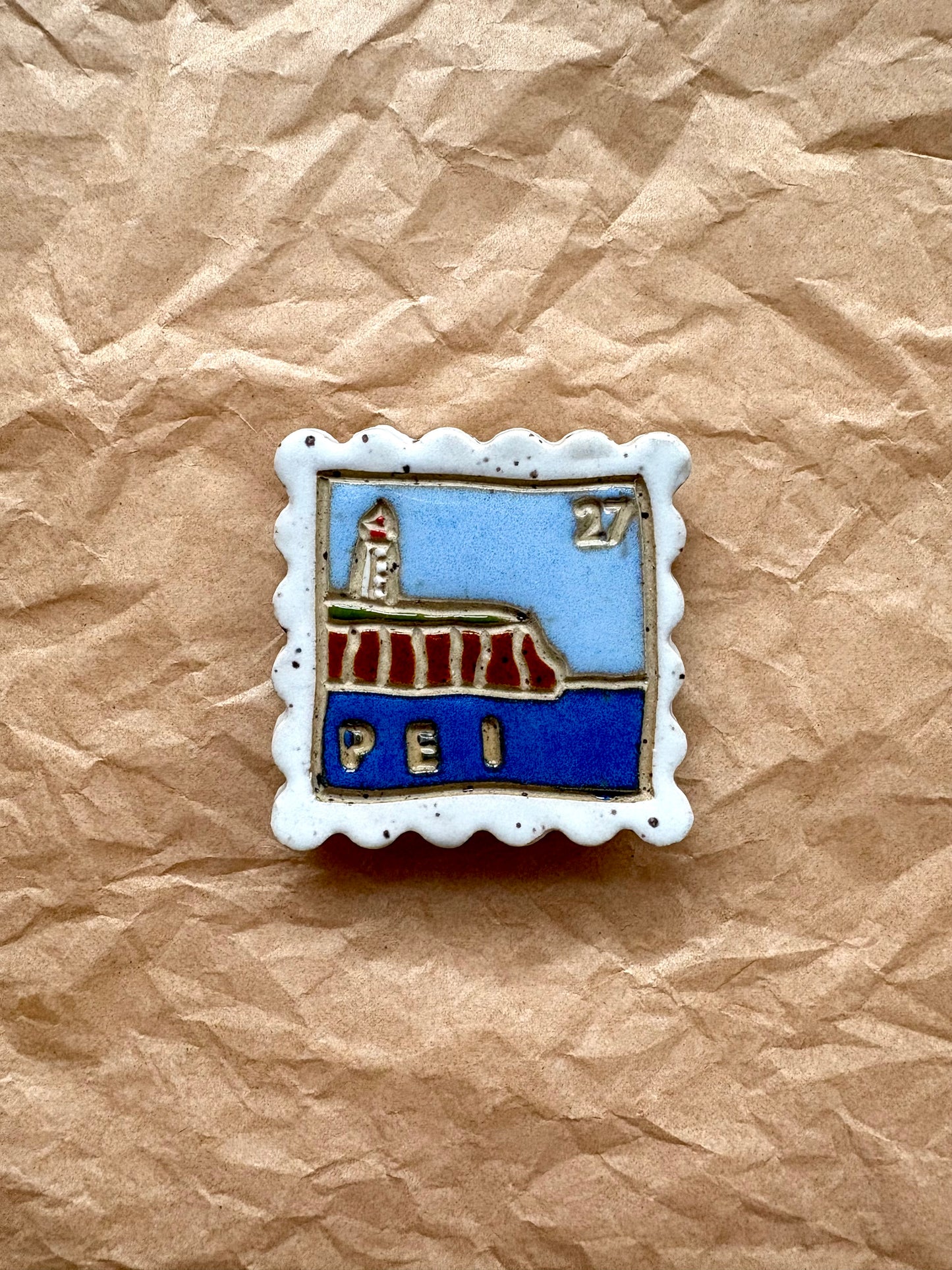 PEI Memory Postage Stamp Magnet