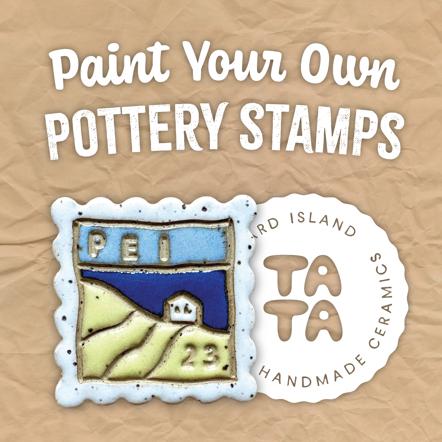 Paint Your Own Pottery Stamps