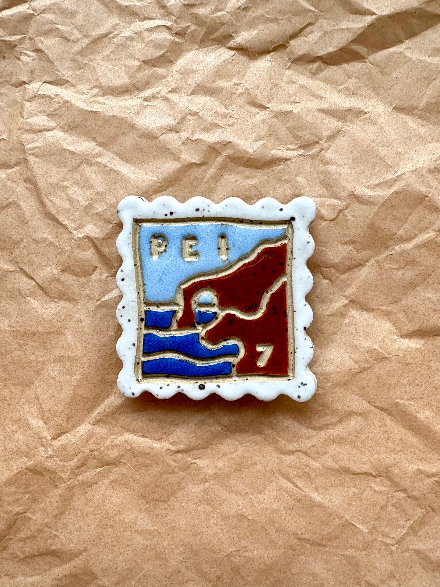 PEI Memory Postage Stamp Magnet