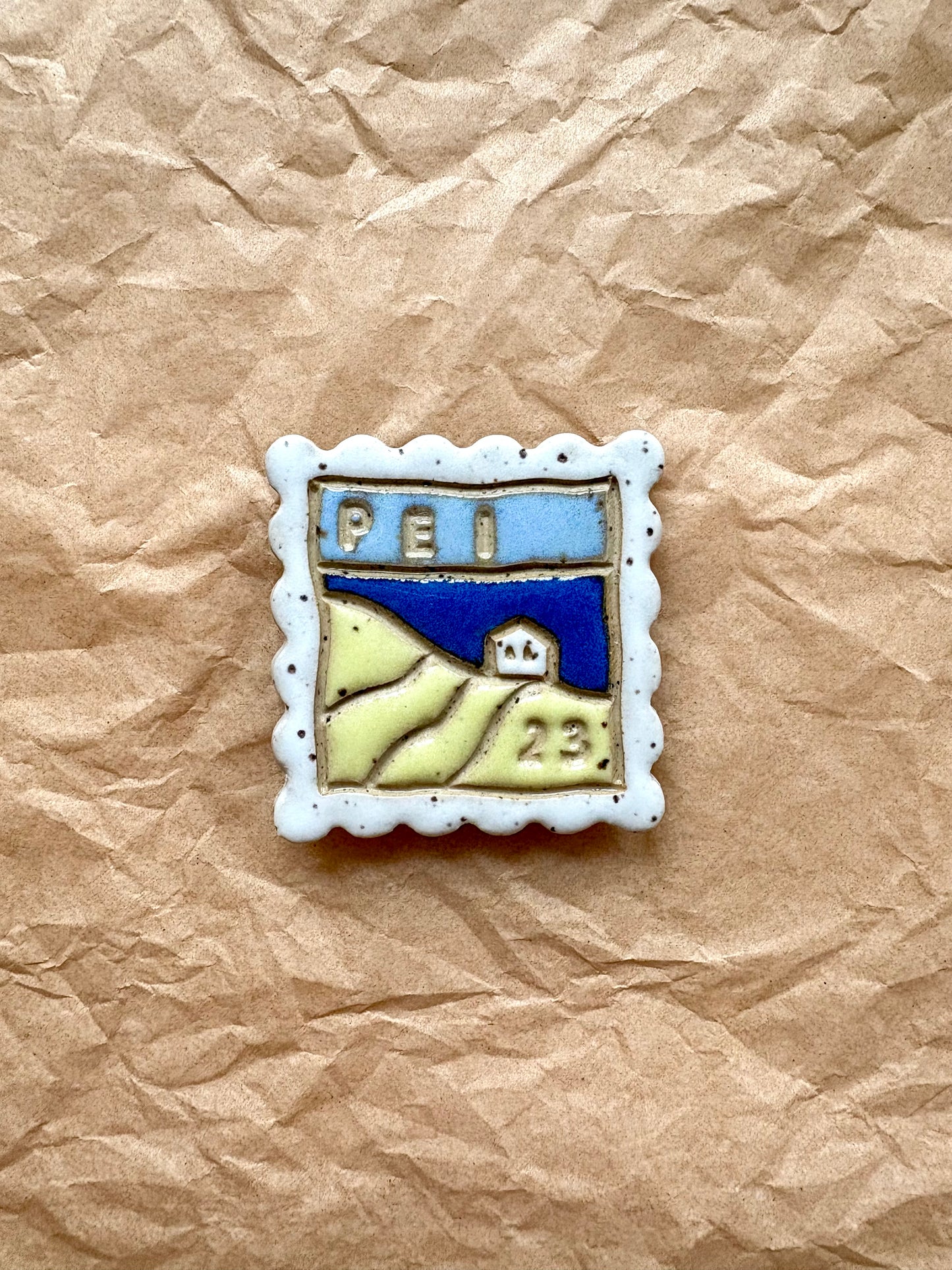 PEI Memory Postage Stamp Magnet
