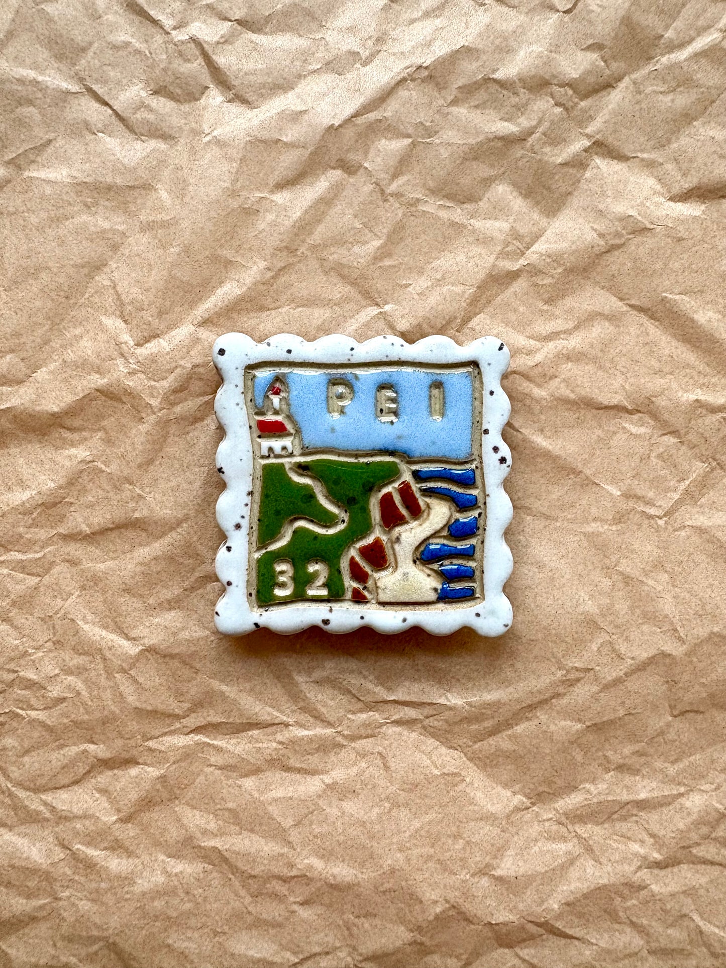 PEI Memory Postage Stamp Magnet