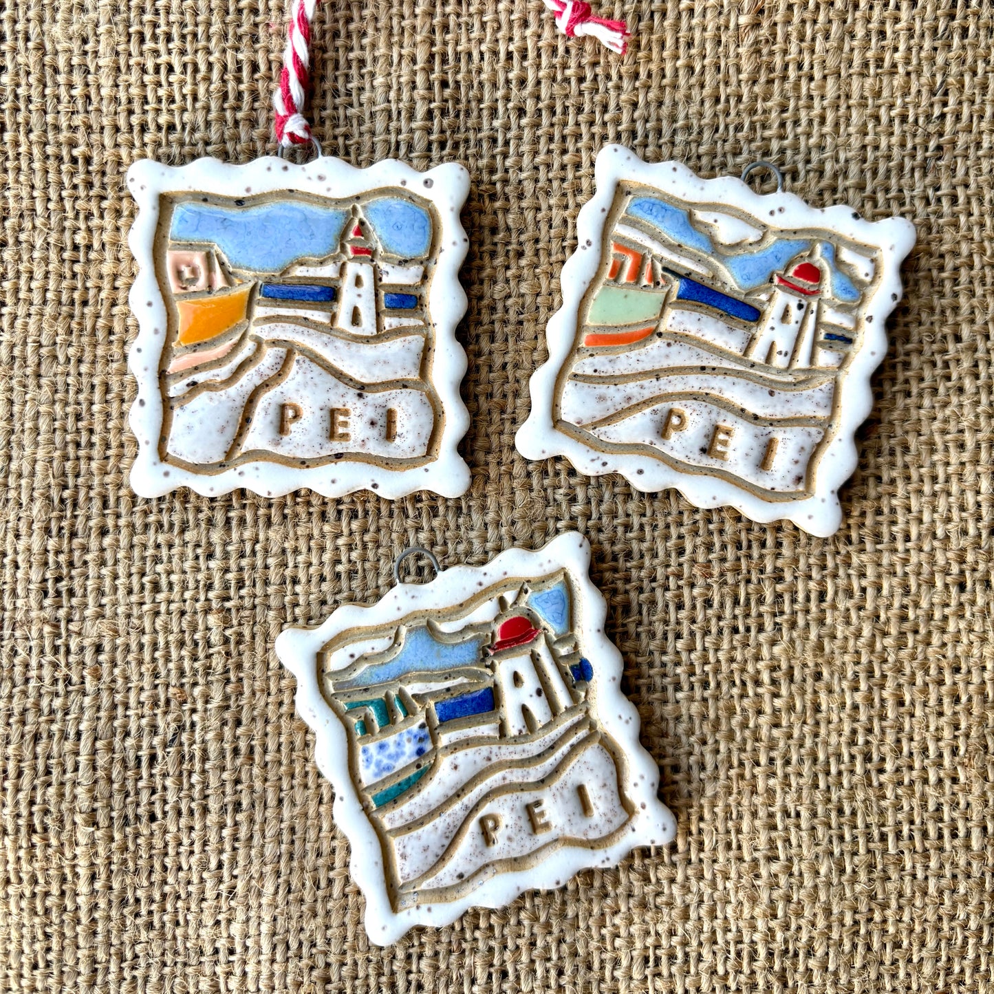 PEI Memory Postage Stamp Winter Ornament