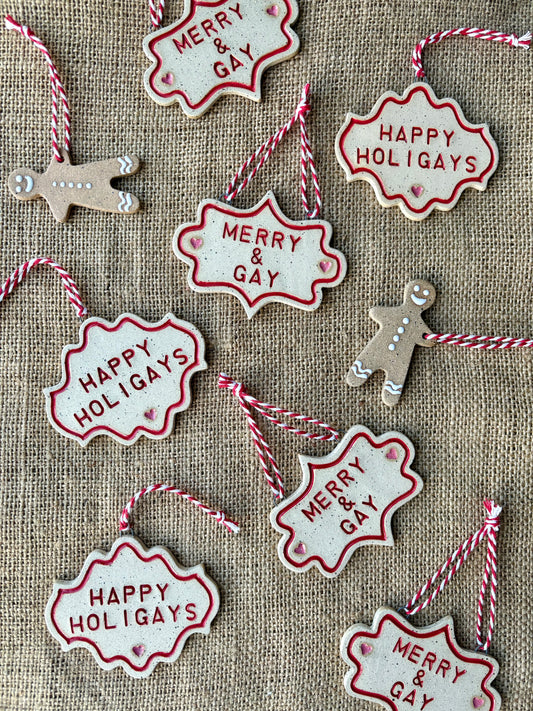 Happy Holigays Ornament