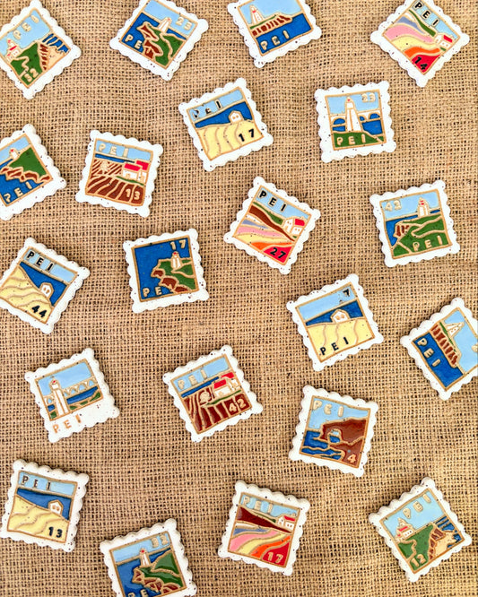 PEI Memory Postage Stamp Magnet