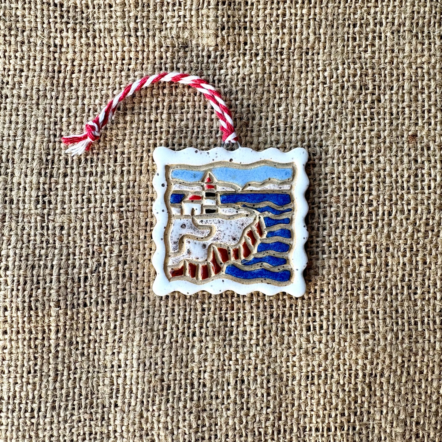 PEI Memory Postage Stamp Winter Ornament