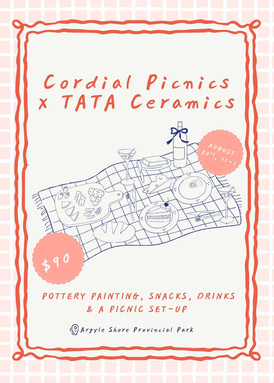 Cordial Picnics x TATA Ceramics