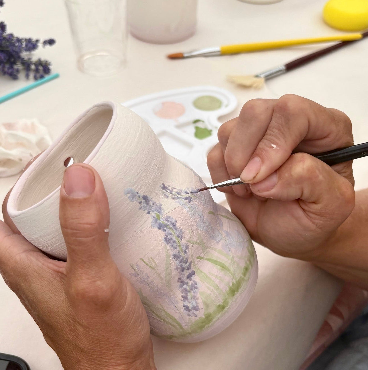 Pick & Paint Workshop at the Island Lavender Distillery in Bonshaw