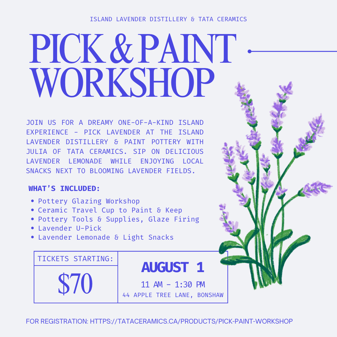 Pick & Paint Workshop at the Island Lavender Distillery in Bonshaw