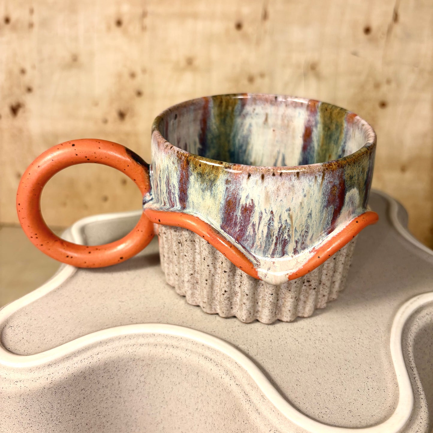 Wavy Drip Squiggle Mug #11