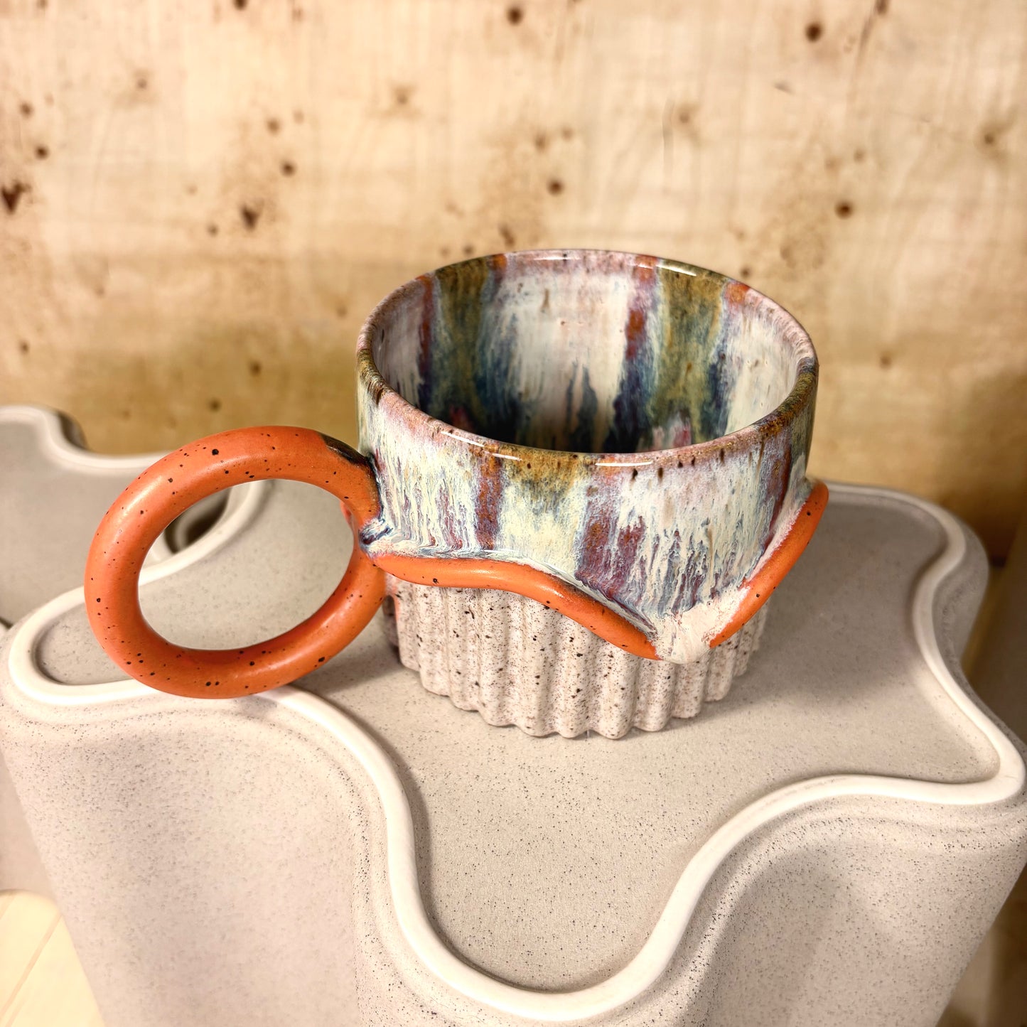 Wavy Drip Squiggle Mug #11